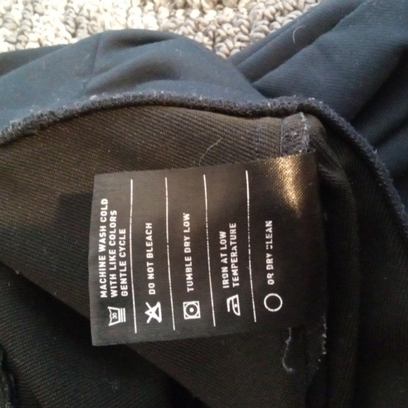 QOR mens Ma1 Bomber Jacket Blue Performance Full Zip Long Sleeve Size XL - Picture 6 of 9